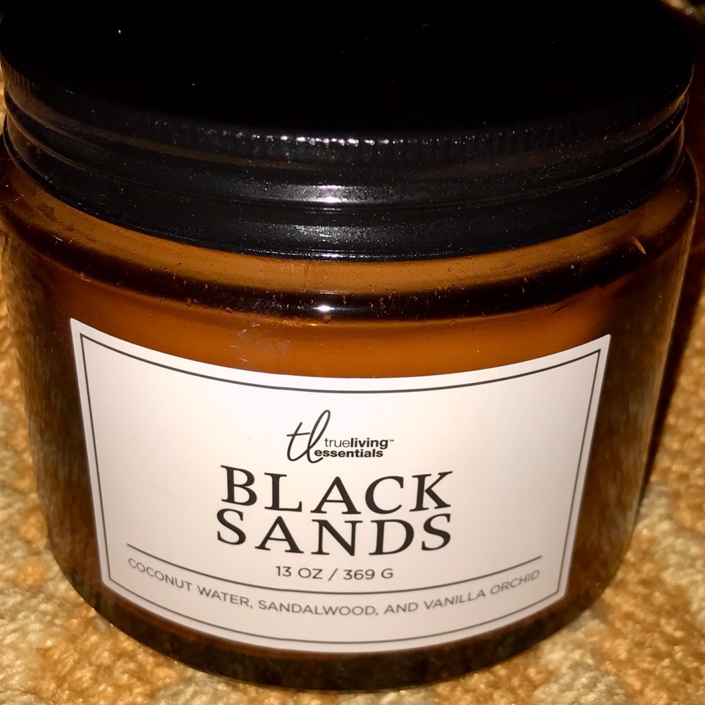 Black Sands Brown Candle 13 oz three wick